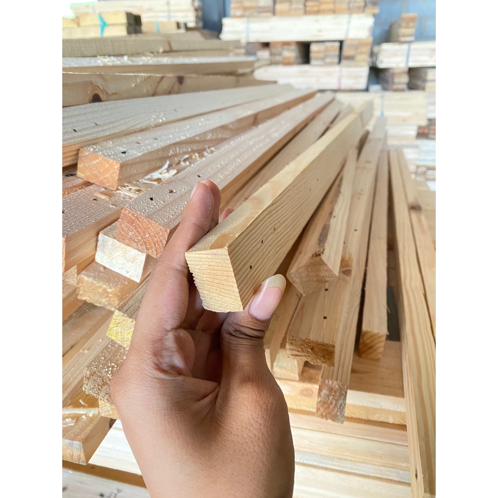 RENG KAYU PINUS 100x3x2 100x2x2 SUDAH DIHAMPLAS HALUS SIAP PAKAI
