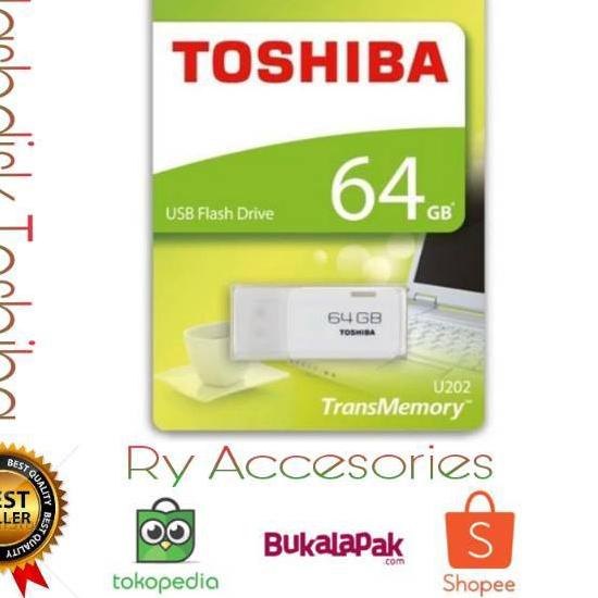 Stok Baru Flashdisk Toshiba 64GB / Flashdisk USB Toshiba 64GB/ Flashdisk Eksternal Toshiba 64GB