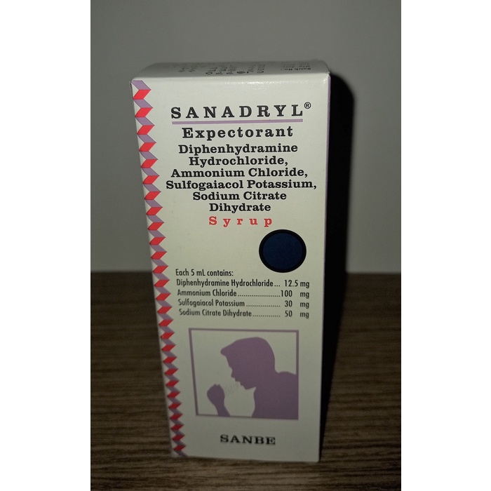 Sanadryl expectorant 60 ml