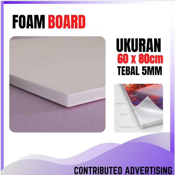 

Impraboard Polyfoam / Kd Board / Foamboard 5Mm / Cetak Polyfoam / Cetak Foamboard