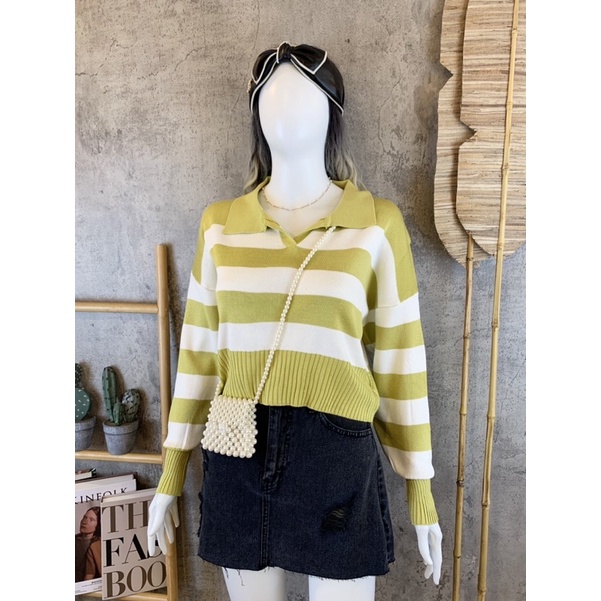 Alice Knit Stripe Blouse