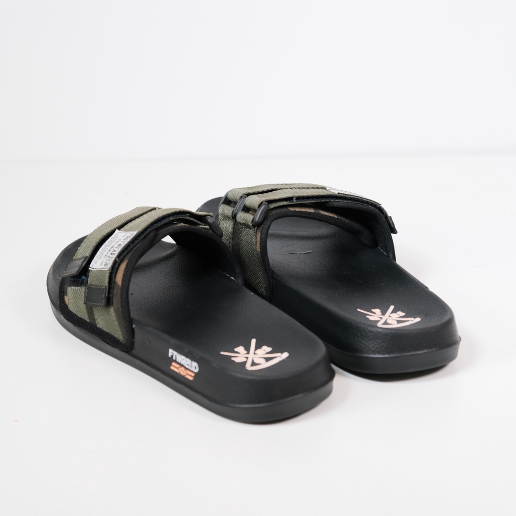 FOOTWEAR21.ID  - Fredrinn Black | Sandal Slop Slipper | Sandal Unisex Anti Slip
