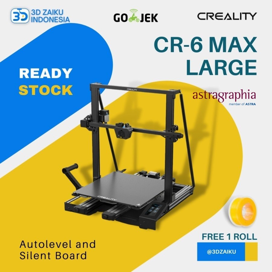 Creality CR-6 MAX LARGE 3D Printer with Autolevel and Silent Board