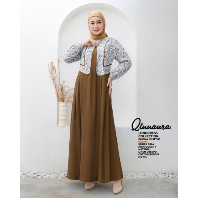 gamis qinnaura gamis cassanove by balimo fashion best seller