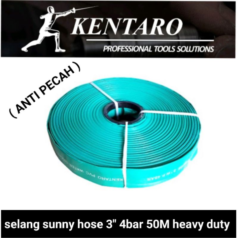 selang sunny hose 3&quot; 4bar (50Meter) heavy duty kentaro japan quality