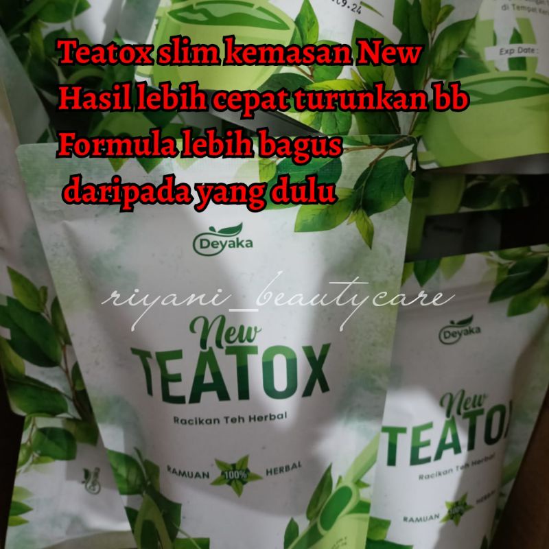 New Teatox slim. Kemasan terbaru  pelangsing herbal✨{Rh.beauty}
