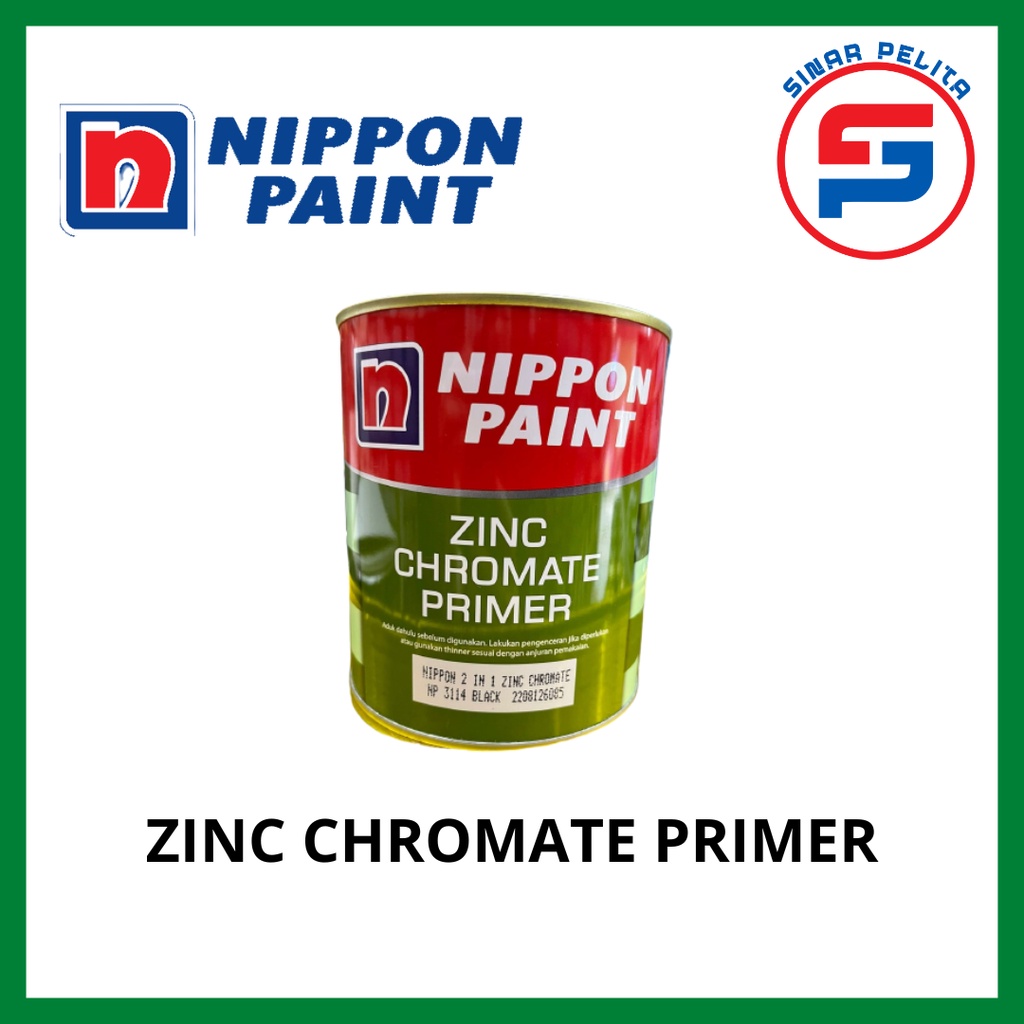 NIPPON ZINC CHROMATE BLACK / ZINC CHROMATE GREY GREEN / CAT DASAR ANTI KARAT BESI / NIPPON ZINC CHRO
