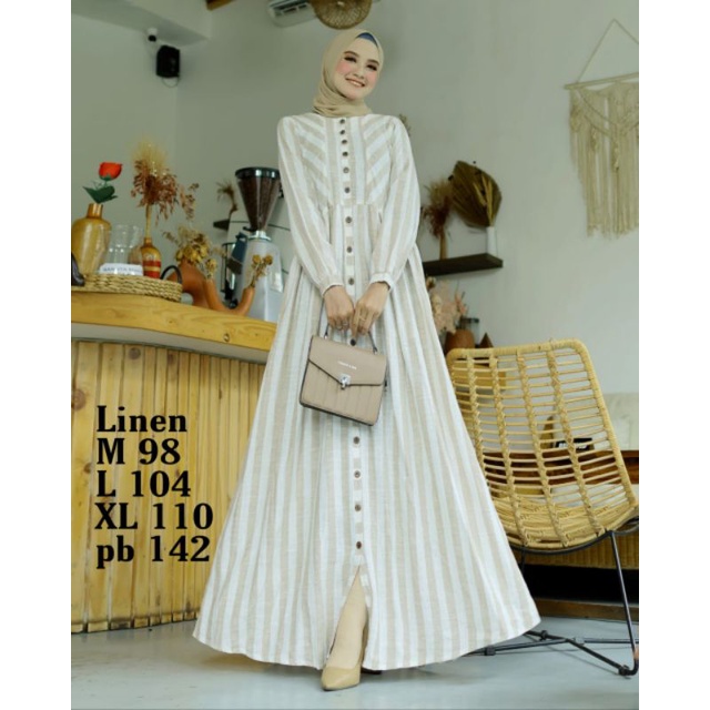 PROMO GAMIS CASUAL TERBARU DAN TERMURAH ORIGINAL ASAKI MAYASARI BAHAN FLANEL IMPORT / GAMIS MOTIF WU