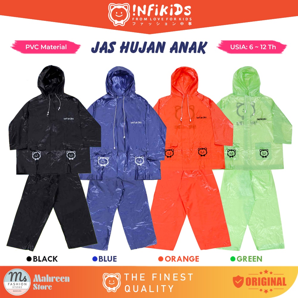 Jas Hujan Anak Jas Hujan Setelan Anak Premium Original Infikids | IDS 340