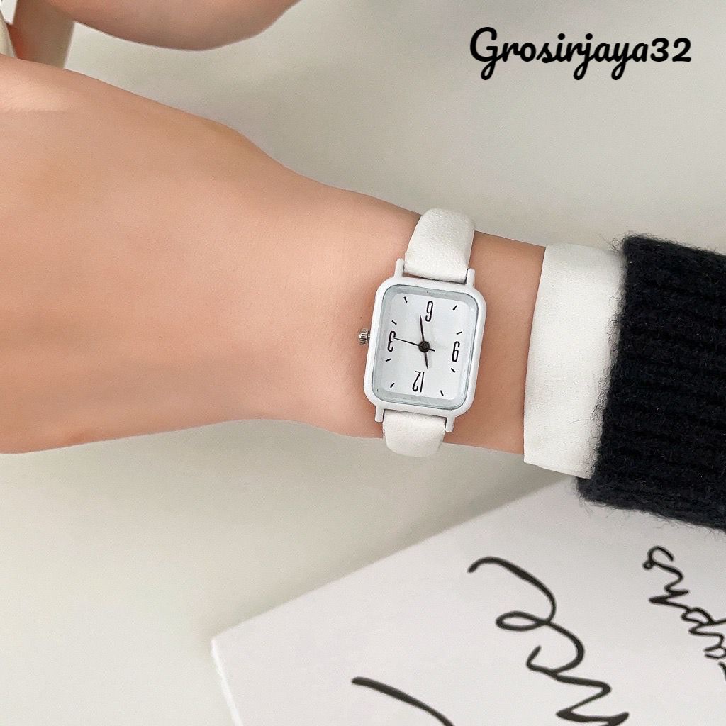 Jam tangan wanita analog casual Anya 2 kalep sintesis Korean Fashion