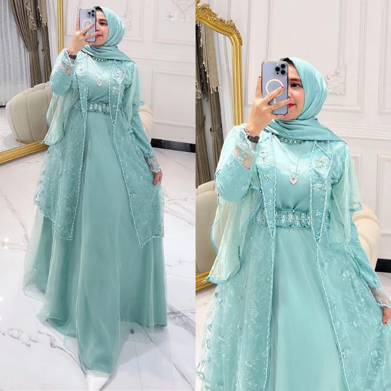 New..Carlina Gown by Aura hijab