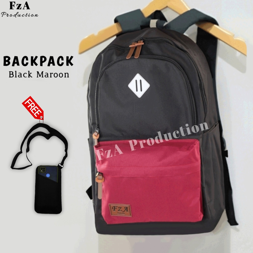 Big Promo..Tas Ransel Distro sekolah kuliah Kerja Pria 4286CV Tas Premium Gratis Sako Wallet