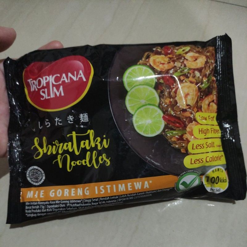 Jual Tropicana Slim Shirataki Noodle G Shopee Indonesia