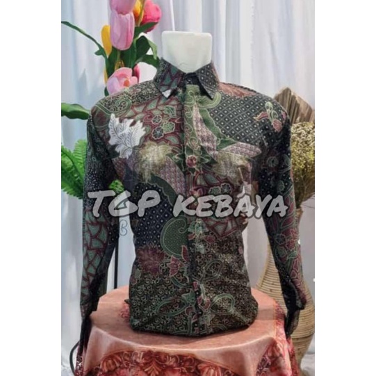 KEMEJA BATIK JUMBO PRIA LD 125 CM - LD 140 CM LENGAN PANJANG DAN LENGAN PENDEK