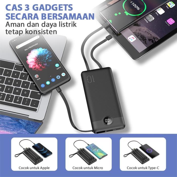 Powerbank MOFIT M19 10000mAh Real Capacity + Fast Charge 2.4A Original
