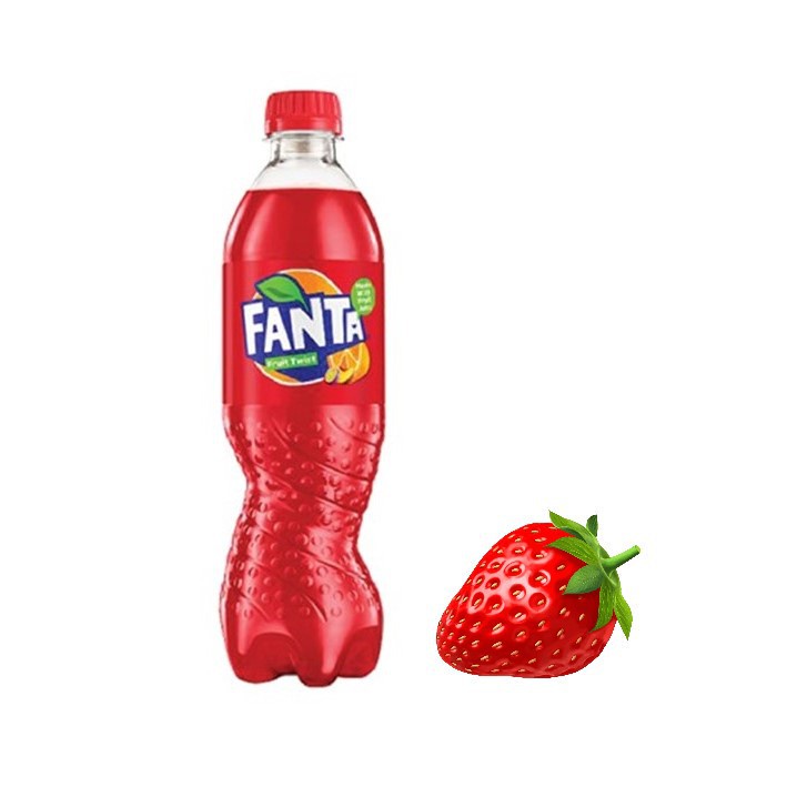 FANTA STRAWBERRY BOTOL 390ML 1 DUS = 12 PCS