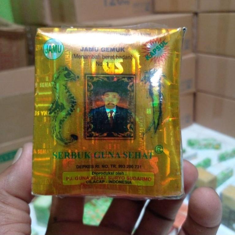 

[KODE R7ZUD] JAMU GEMUK GUNA SEHAT KAPSUL/JAMU GS KAPSUL NO 1 KEMASAN BARU