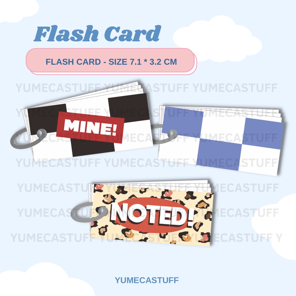 

FLASH CARD / MEMO / NOTE MINI BISA DIGANTUNG