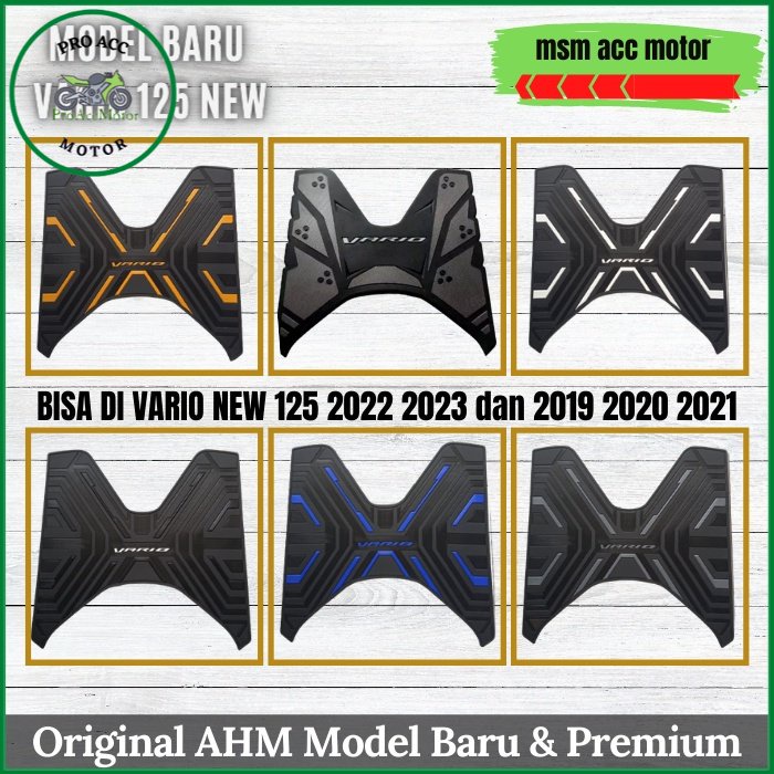 Karpet Vario 125 New 2022 2023 Original AHM dan Non Ori Premium pnp 2019 2020 2021 (pro acc motor)