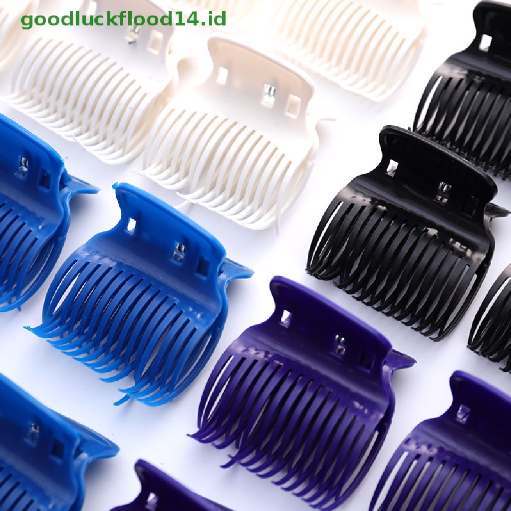 [GOOGFOUR] 6pcs Salon Hot Roller Super Pewarna Rambut Perm Isolasi Klip Alat Penata Rambut [TOP]