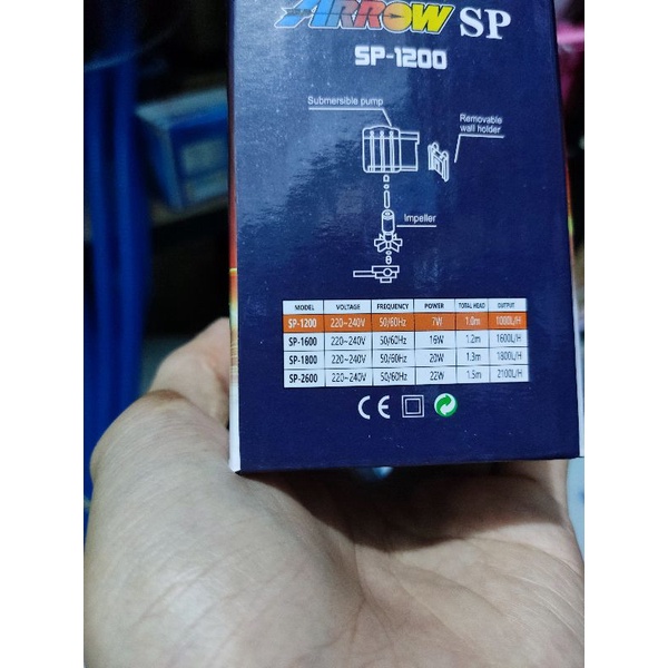 PROMO POMPA CELUP AQUAMAN ARROW 1200 1600 1800 2600 arrow WP-1200 1000L POMPA AIR AQUARIUM 40 - 100 CM AQUASCAPE