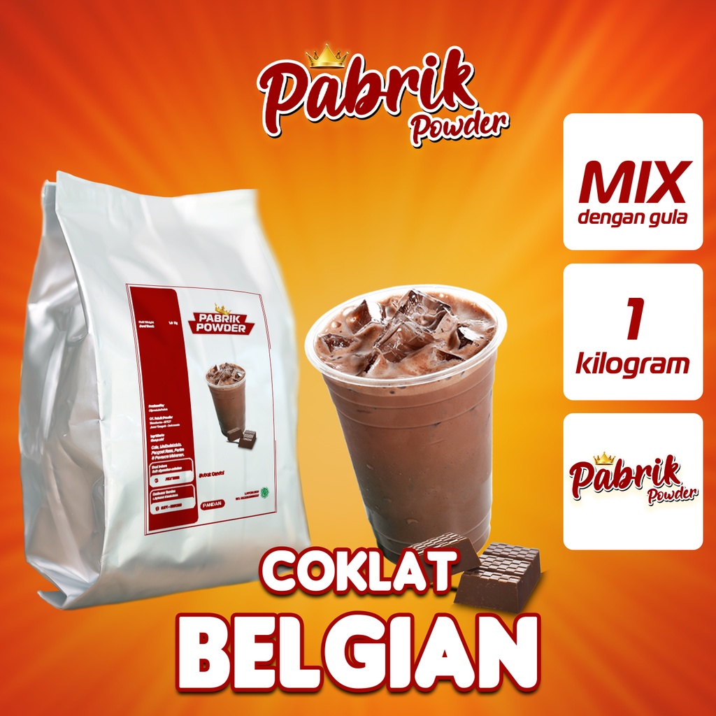 Coklat Belgian Powder Mix - 1 kilogram