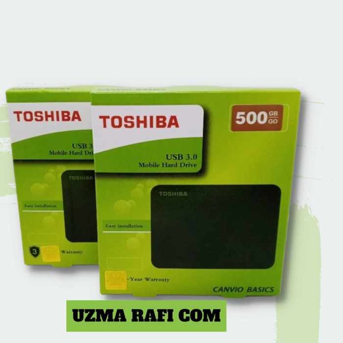 Hardisk Eksternal/HDD Toshiba Canvio Basic 500GB -Hardisk External 500GB
