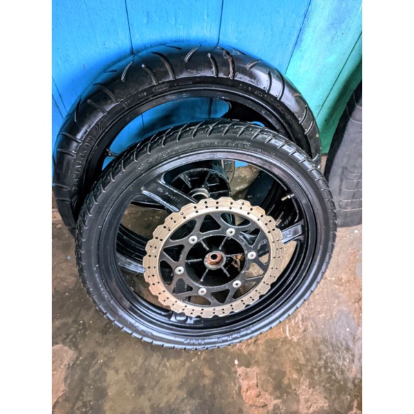 velg ninja rr new 2014 ori copotan set piringan set ban