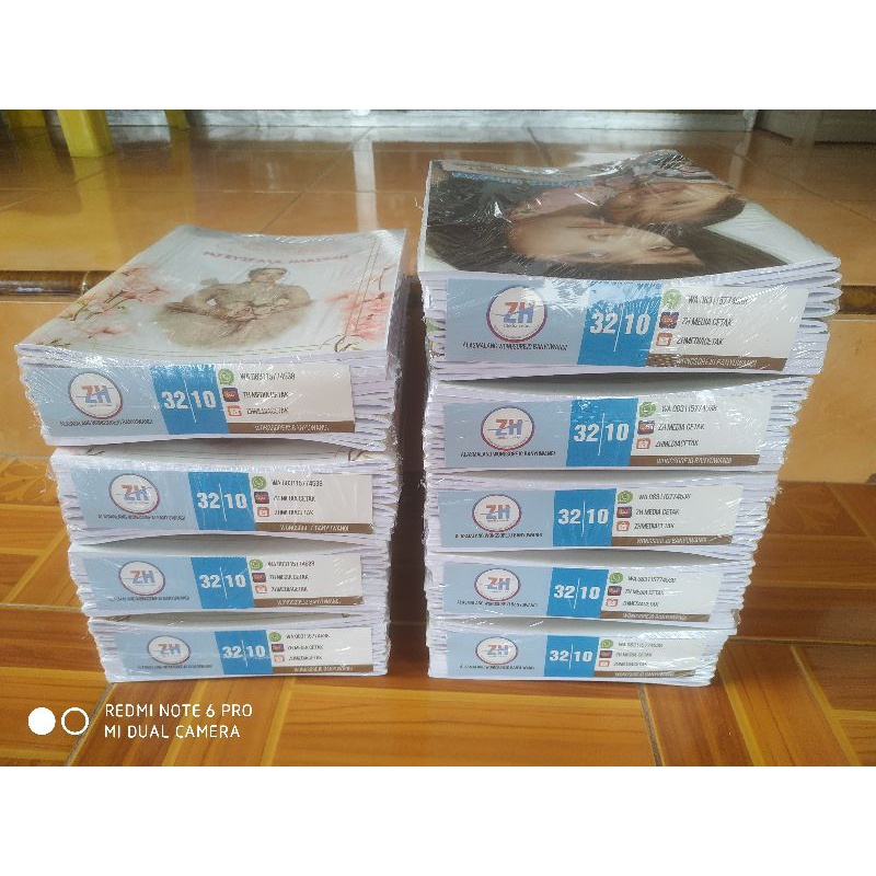 

1 pck Buku Tulis Custom Tebal