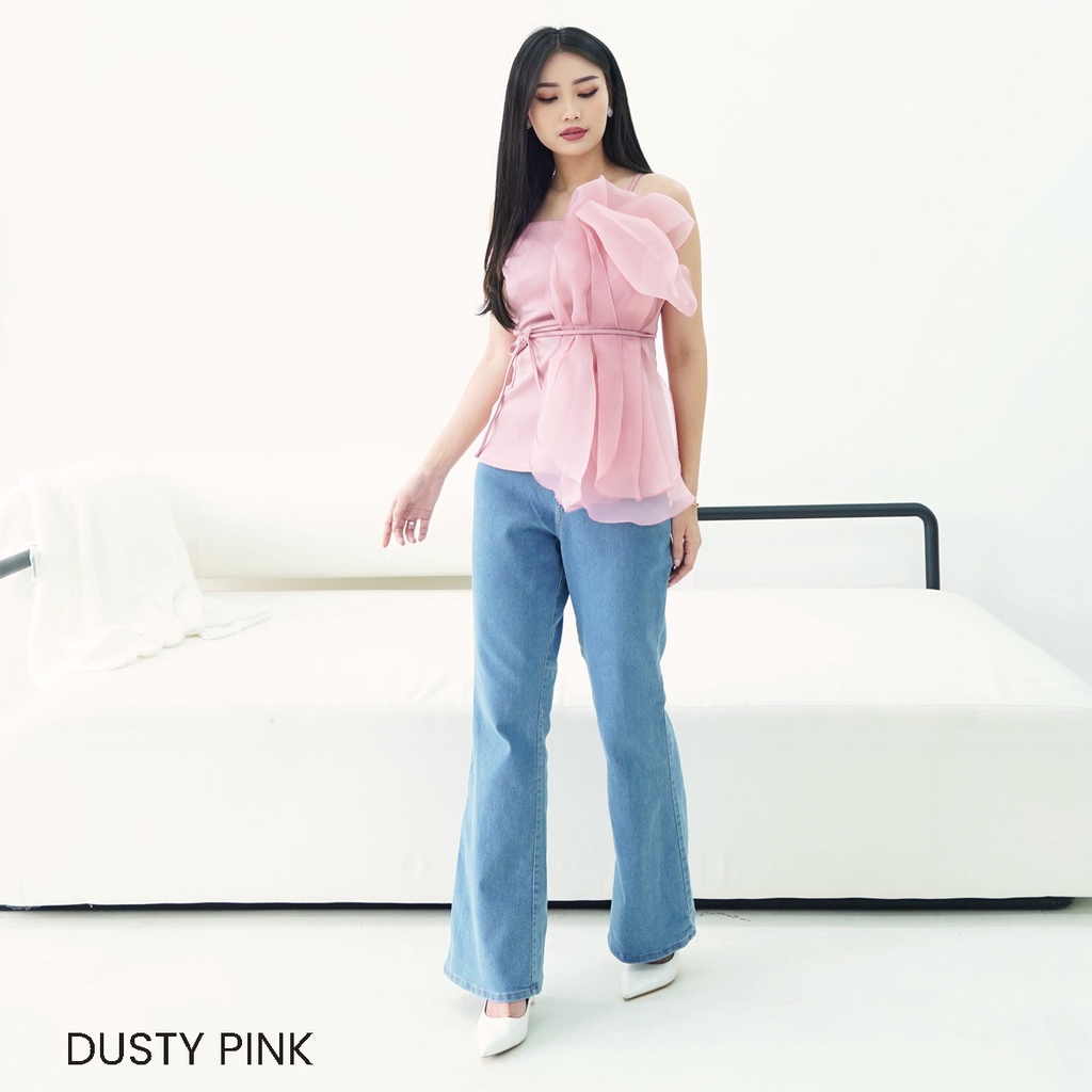 Organza Top Votive Atasan Blouse Wanita