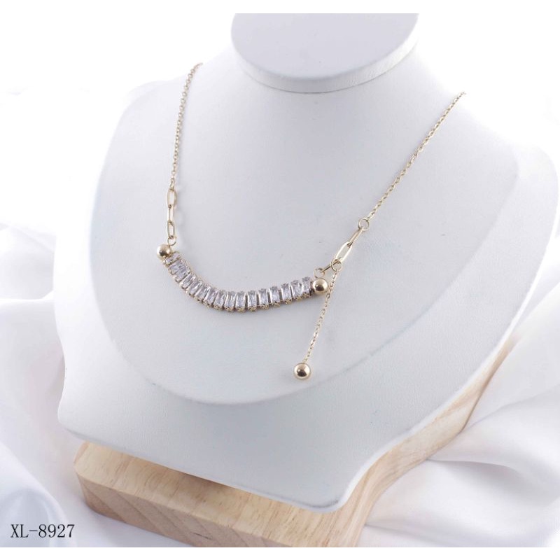 Kalung Titanium Mata Full Perhiasan Wanita 8927