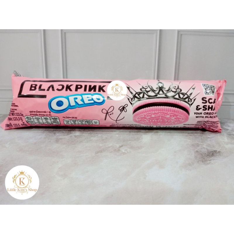 READY EXP 09/23 -  OREO BLACKPINK ( NO PHOTOCARD  ) OREO X BLACKPINK [LIMITED EDITION] / Cemilan Vir