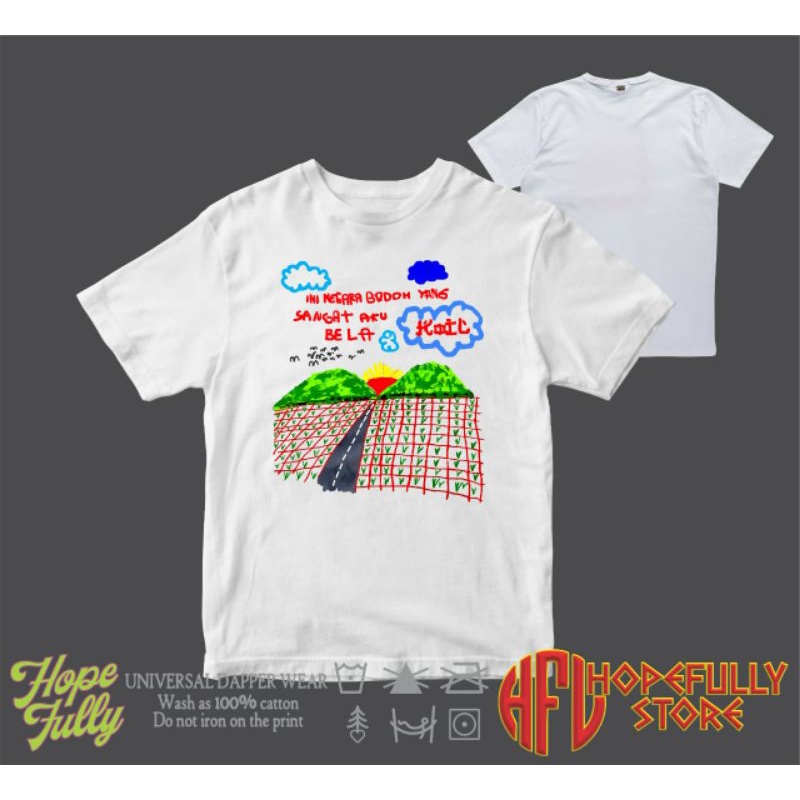 Tshirt kaos Band Koil - Ini negara Bodoh yang sangat aku bela