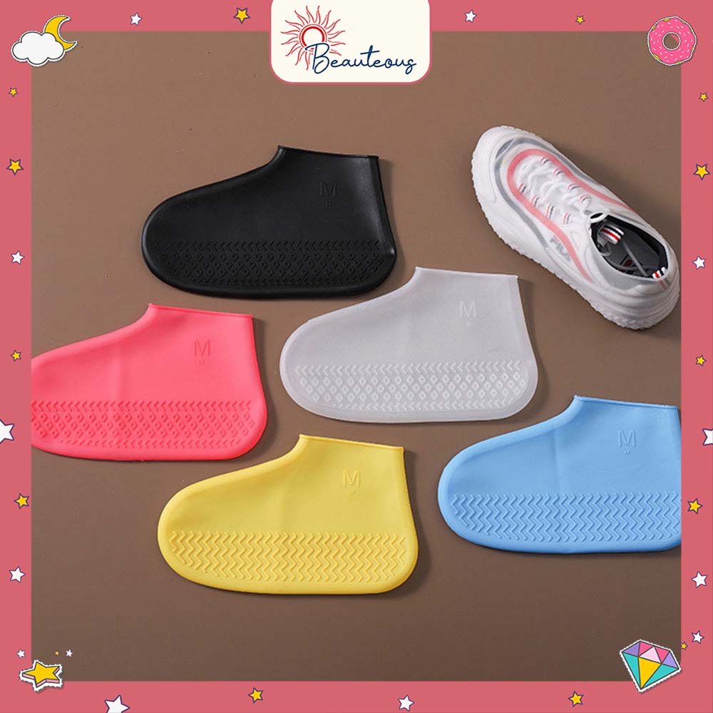 Cover Sepatu Waterproof Pelindung Sepatu Sandal Anti Air Hujan Funcover