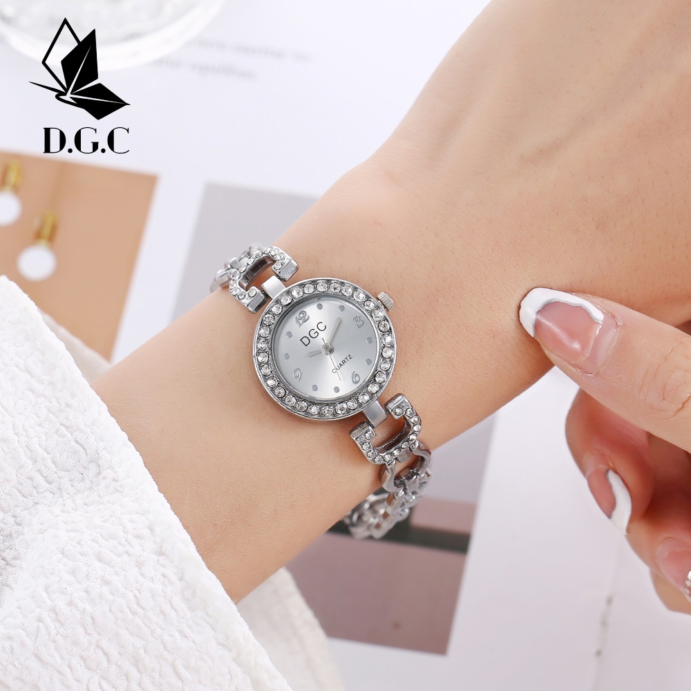 ✅COD Jam Tangan Wanita Rantai Fashion Watch Import Analog Cewek Murah Stainless steel W250