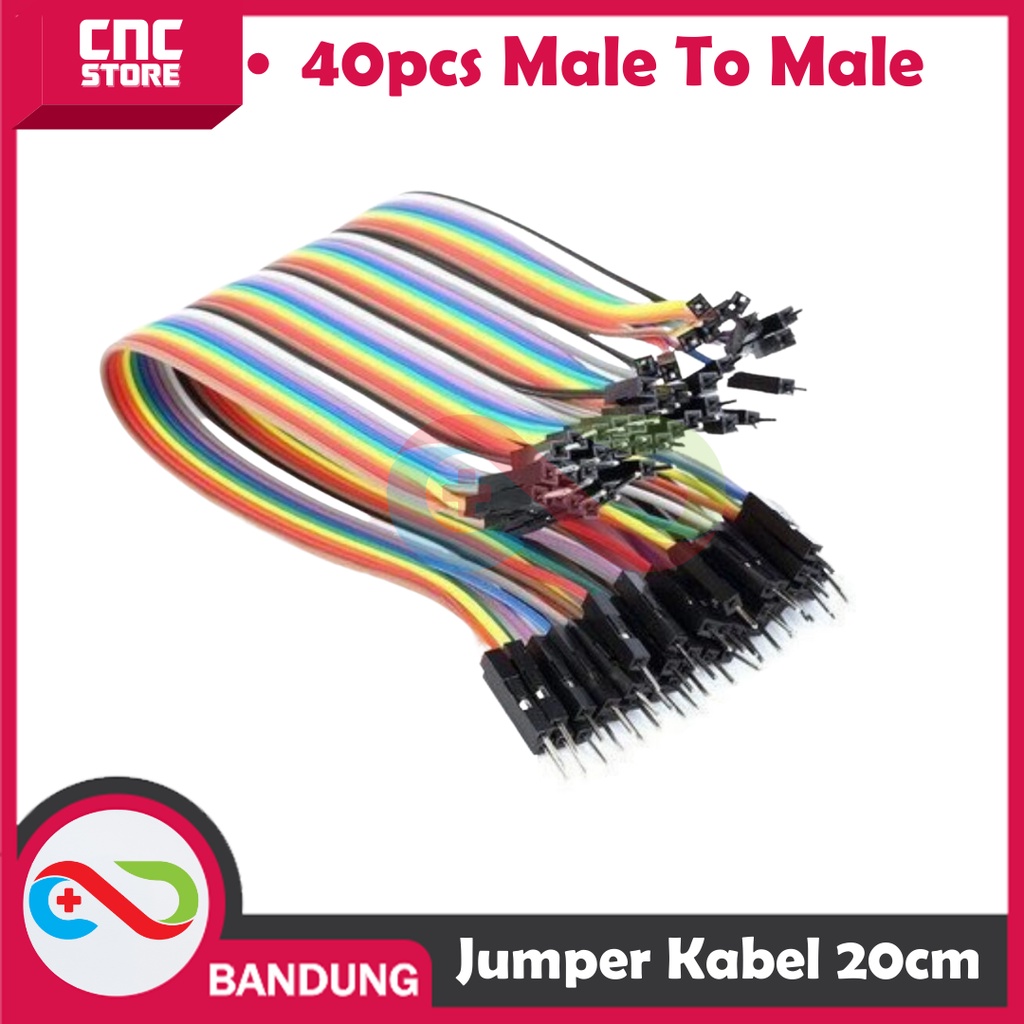 PAKET LENGKAP KABEL JUMPER DUPONT 20CM FOR BREADBOARD