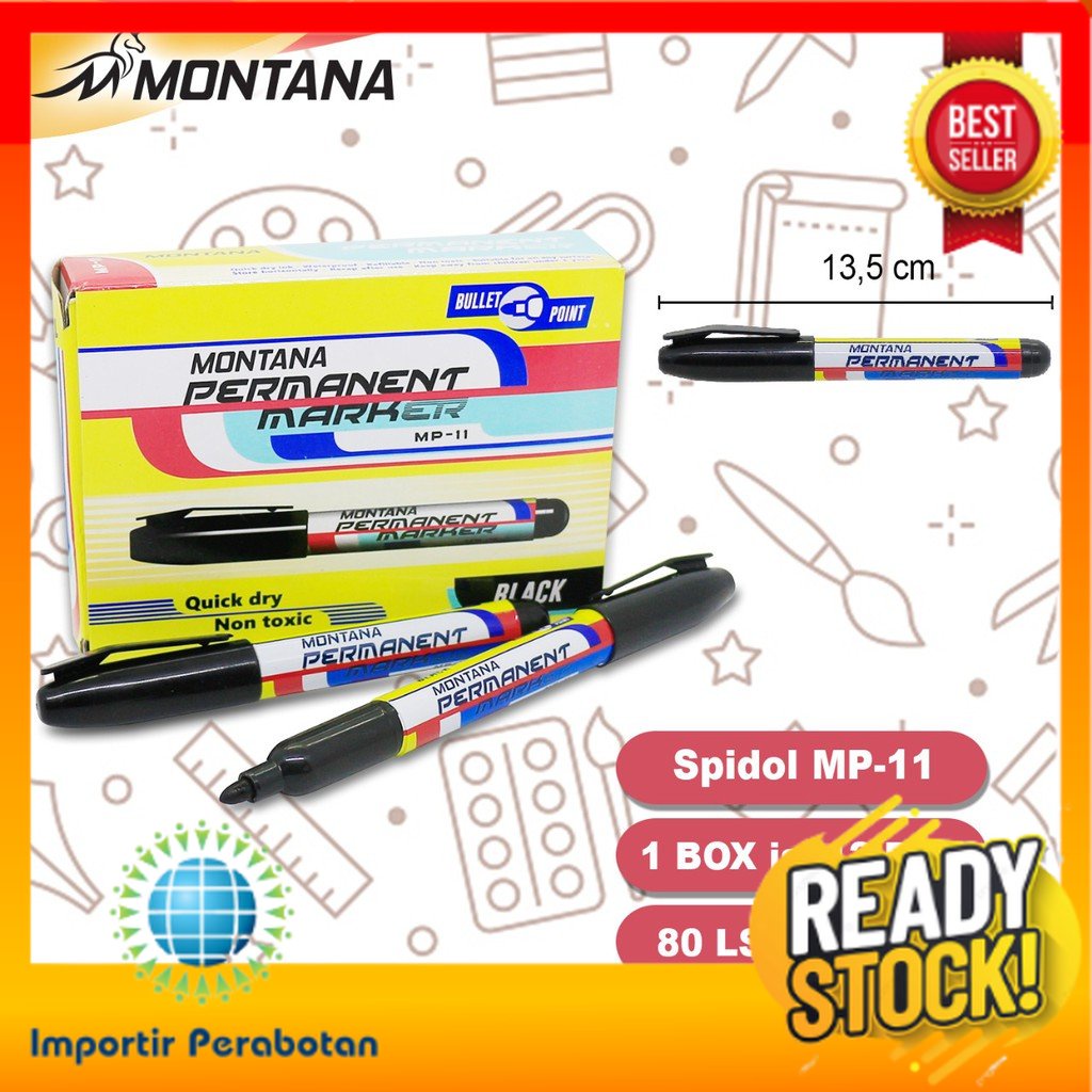 

IMP -G104- 1 PCS SPIDOL MP11 - SPIDOL MONTANA MP11 - SPIDOL PAPAN TULIS