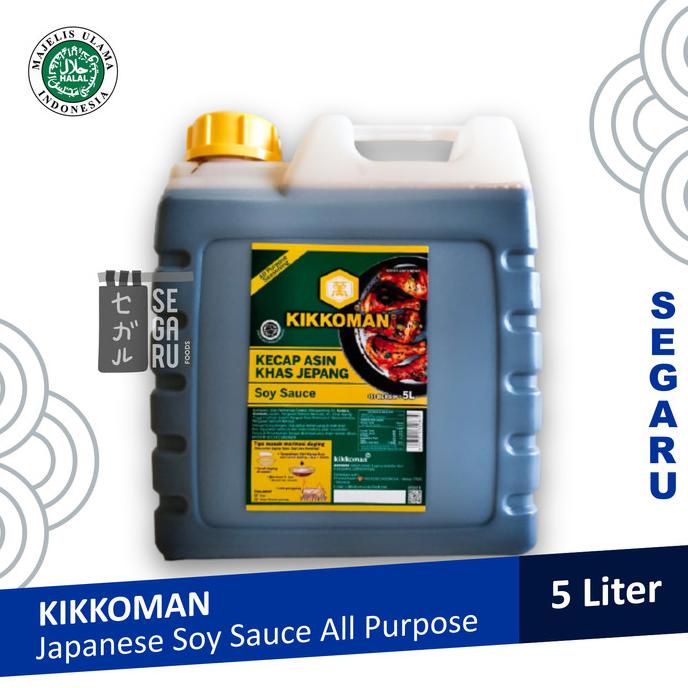 

Kikkoman Soy Sauce All Purpose | Kecap Asin Jepang Halal 5 Liter