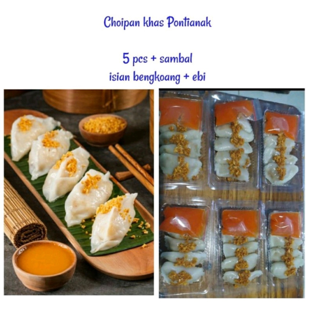

Frozen Food Choipan Khas Pontianak Isi 5