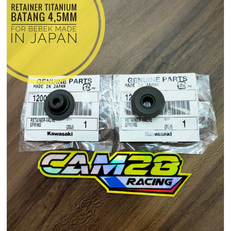 Retainer klep Kx japan batang 4,5mm titanium