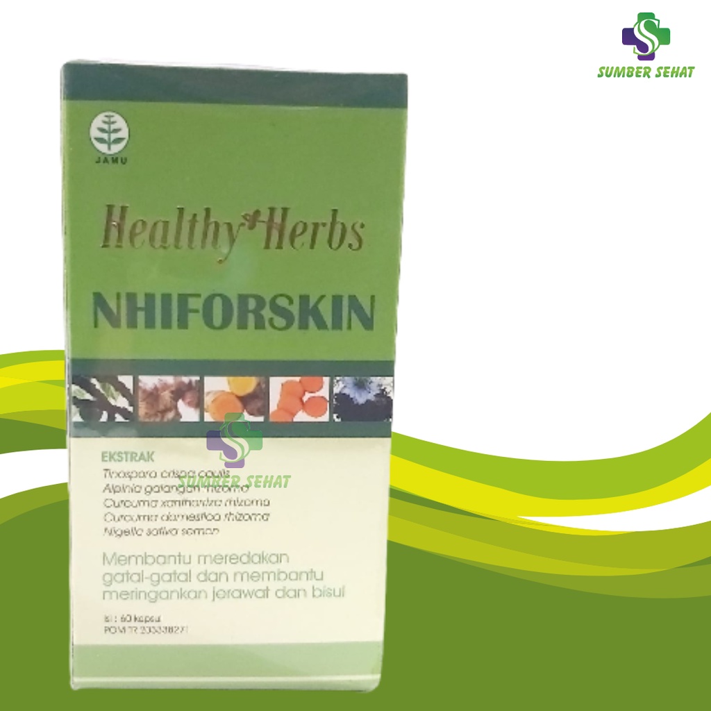 HEALTHY HERBS NHIFORSKIN BOTOL 60 KAPSUL