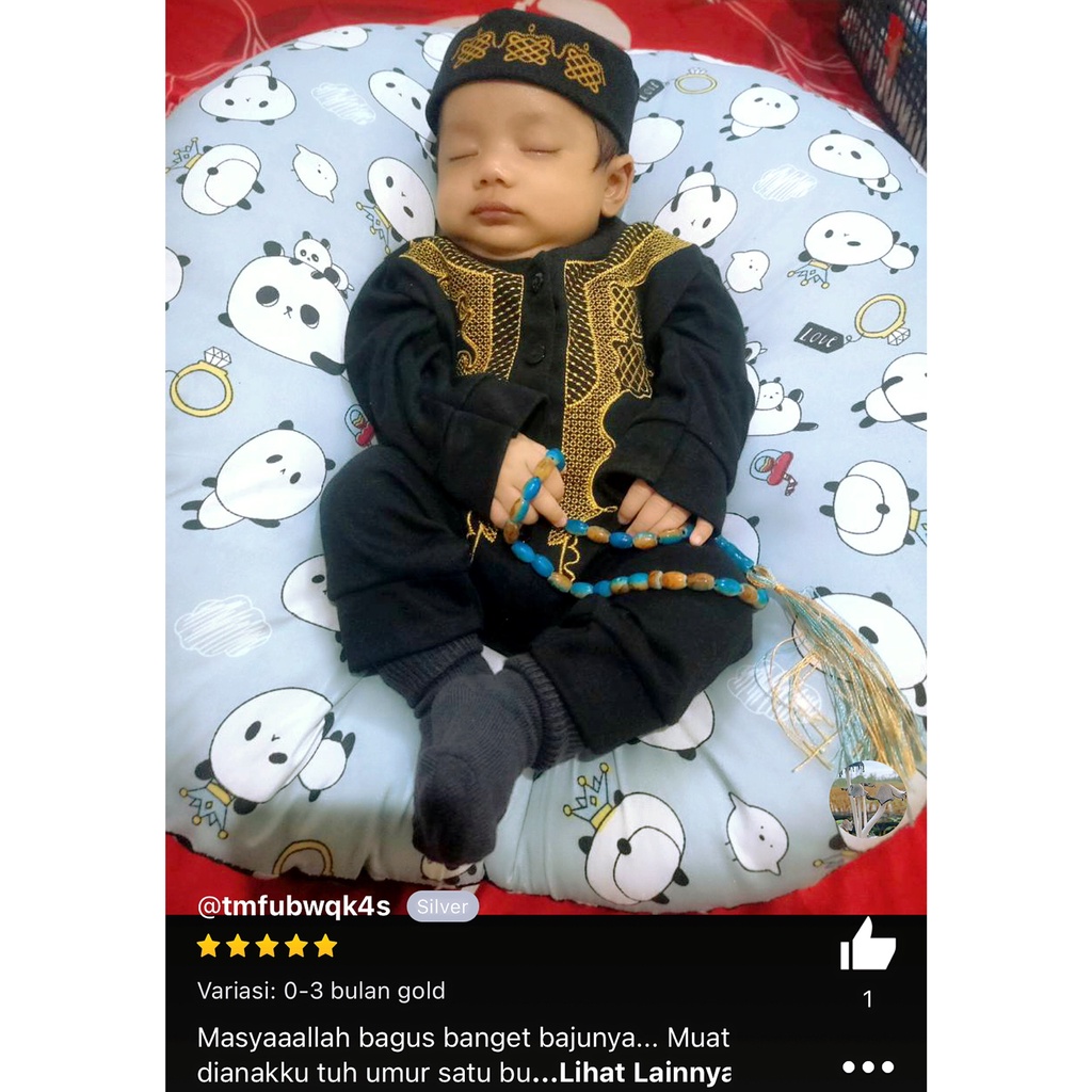 KOKO BLACK PANTHER / BEARD Baju Jumper Aqiqah Anak Bayi Cowok Laki Terlaris Murah Lucu Sarkoci