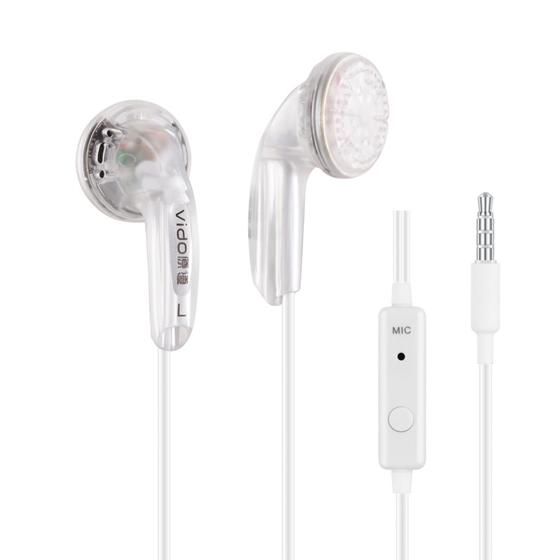 2022 Vido MX500 PK1 IEM Headset Earphone Earbuds Musik Stereo Dinamis HIFI Kabel Jack 3.5mm 15.4mm