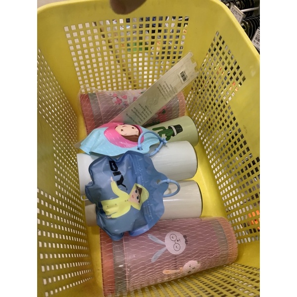 jas hujan pocket DIY gantung lipat kecil jas hujan bola konser transparant