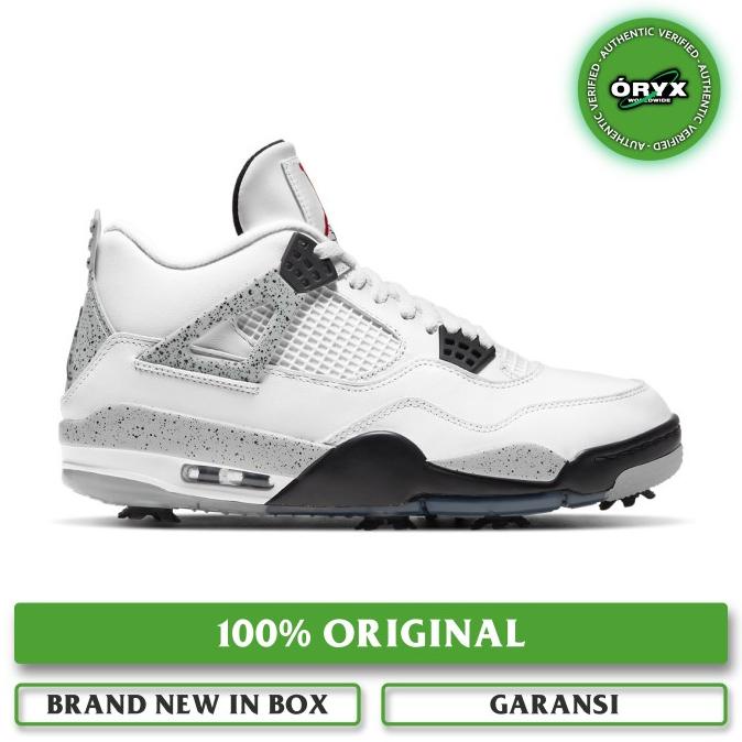 Nike Golf Air Jordan 4 Retro White Cement