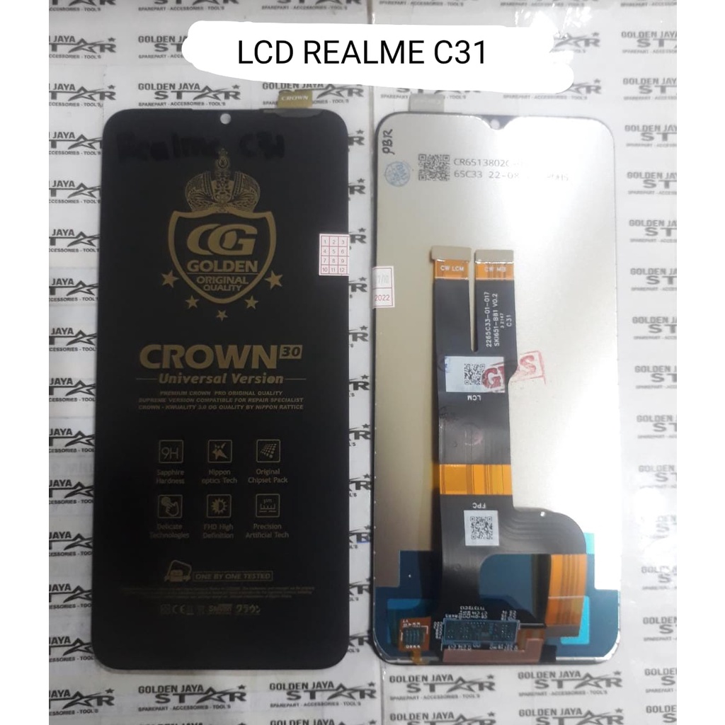 LCD REALME C31 BLACK