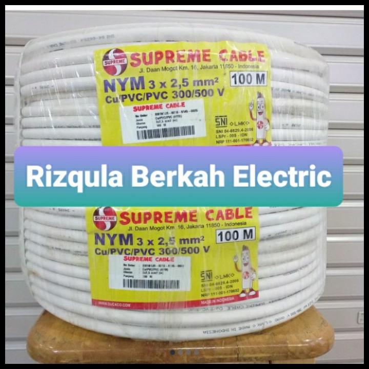 Promo Kabel Nym 3X2,5 Supreme 100Meter / Kabel Supreme / Nym 3X2.5Mm