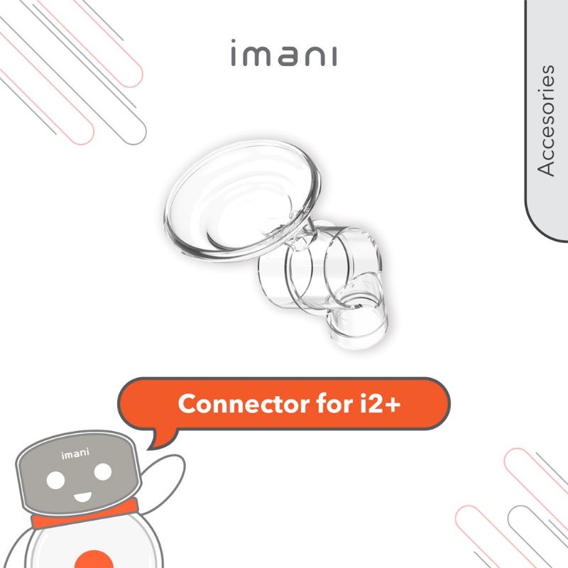 Sparepart Imani I2+ Valve, Diafragma Cup Tritan, Connector, Silicone Funnel, Insert