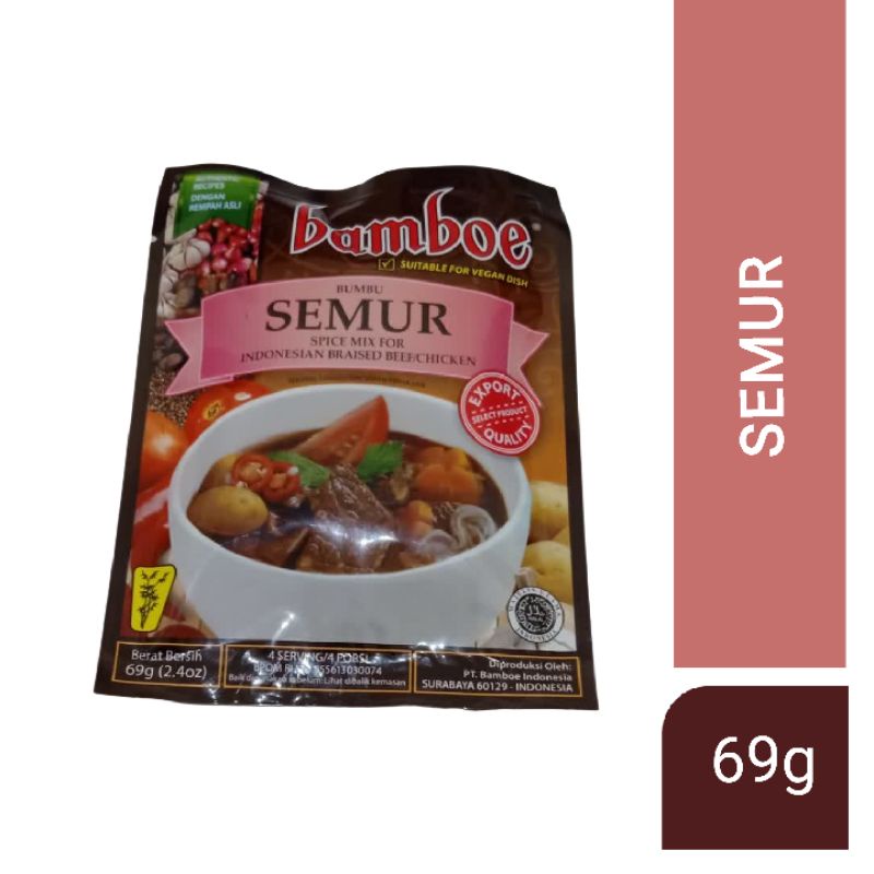 Bamboe Bumbu masak instan rasa semur 69g