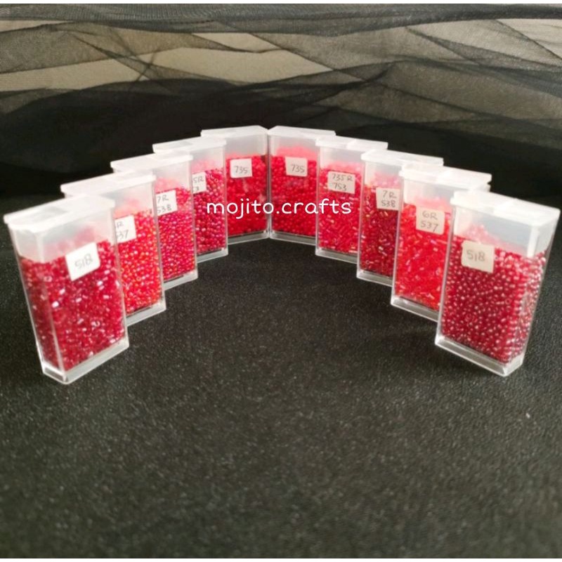 Payet Jepang MGB Asli Original Varian Merah 1 / Payet Kebaya / Payet Merah / Payet MGB Merah / Hiasa